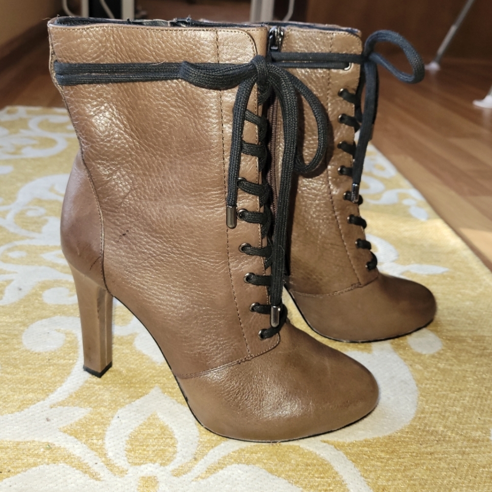 INC lace-up Booties